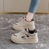 Inner Height Increase, Spring Little White Shoes New Female Students Thick-soled Height Increase Sports Board Shoes Casual