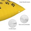 Custom Modern S-Snoopys Dog Paw Print Cushion Cover Polyester Pillow Case