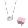 Swarovski Artificial Crystal, Swarovski Element, Rhodium Plated Necklaces Womens White
