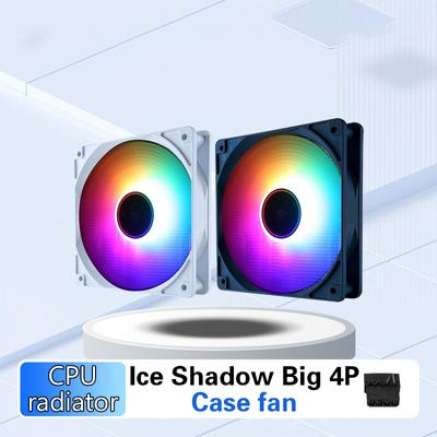 Cpu Fan 4Pin Pwm Silent Chassis Fan 120Mm Infinite Mirror 5V 3Pin Motherboard Light Sync Case Cooler Fan