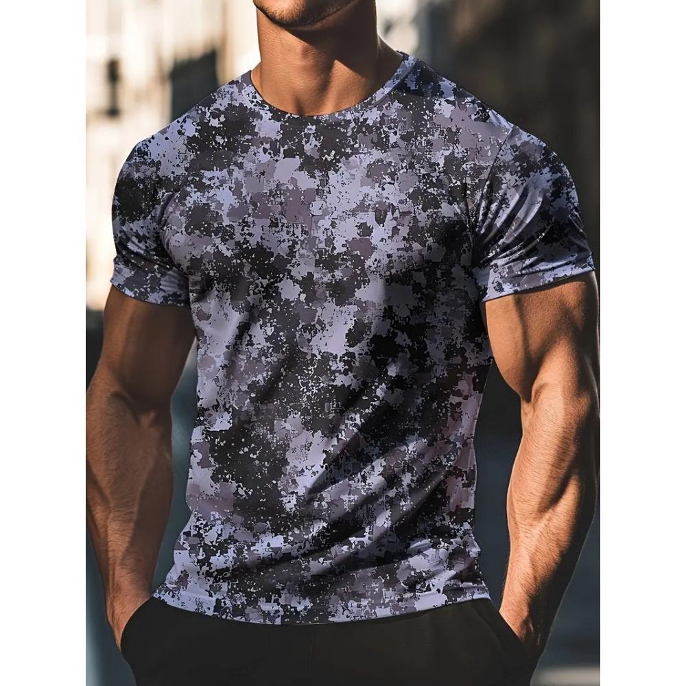 Men's Tactical Camo Camouflage 3d Print T-shirt Men Women Fashion Short Sleeve Tshirt Kids Tops Tees Men Clothing Outdoor Sports