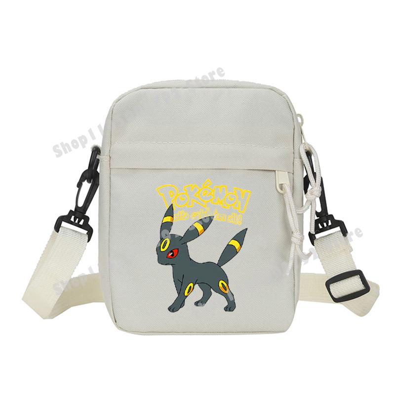 Pokemons Pikachu Shoulder Bag Small Crossbody Satchel Anime Gengar Casual Messenger Sling Bag Men Sports Pouch Boy Birthday Gift