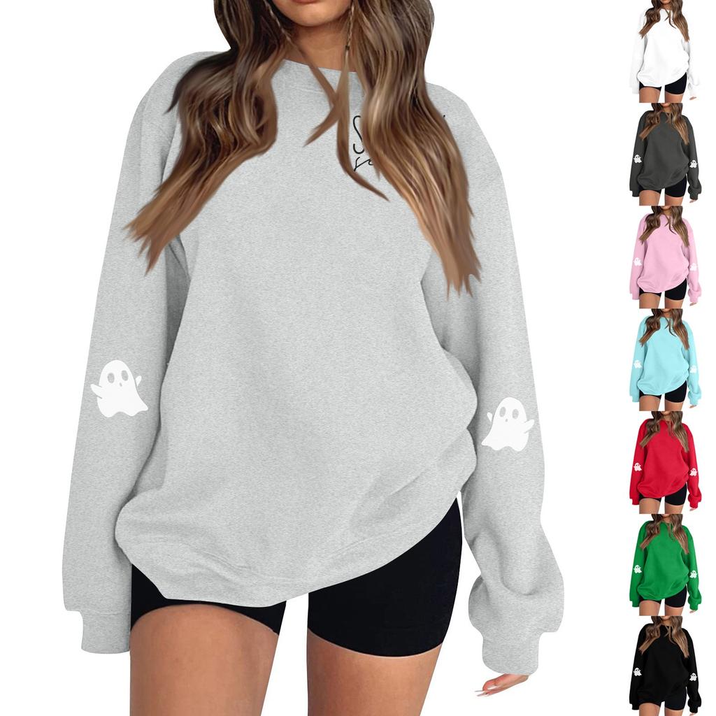 Dámské topy s dlouhým rukávem s kulatým výstřihem podzimní móda ležérní business tuniky halenky