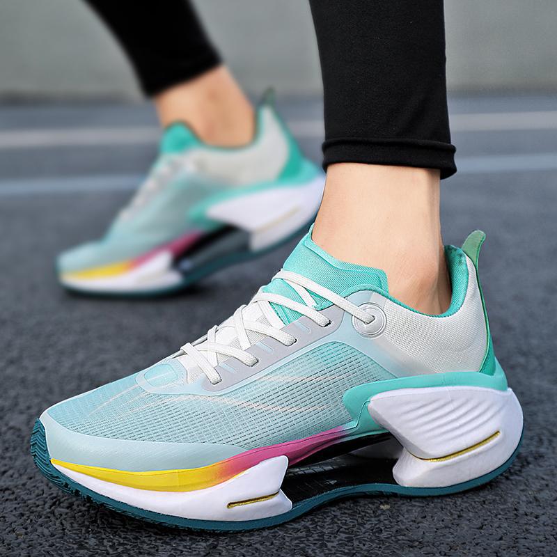 

Мужская обувь для марафона, легкая, амортизирующая, профессиональная, кроссовки для бега, мужская, с карбоновой пластиной, утолщение, осень 2025, новая, студенческая спортивная обувь 44