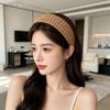 Bandeau Cheveux Ajouré Tressage Rotin Accessoires Cheveux Élégant Bandeau Tressage Paille Femme
