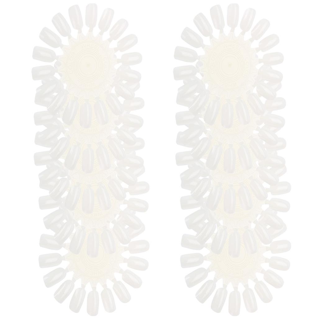 10Pcs set Nail Display Stand False Tips Nail Polish Gel Palette Nail Art Practice Card