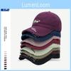 Adjustable Trendy Baseball Hat For Spring With Chic Distressed Embroidered Style
