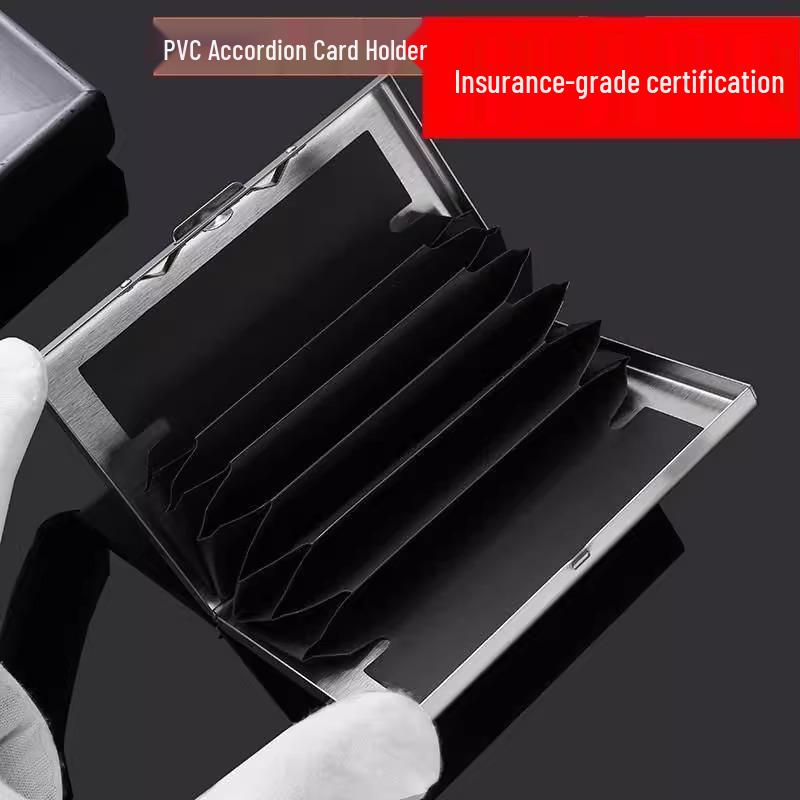 Θήκη Καρτών Premium από Ανοξείδωτο Ατσάλι με Προστασία RFID για Άνδρες και Γυναίκες