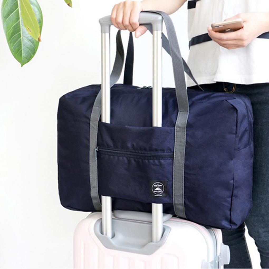 Foldable Travel Storage Bag Portable Nylon Storage Bag Tote Luggage Case Suitcase Clothes Organizer