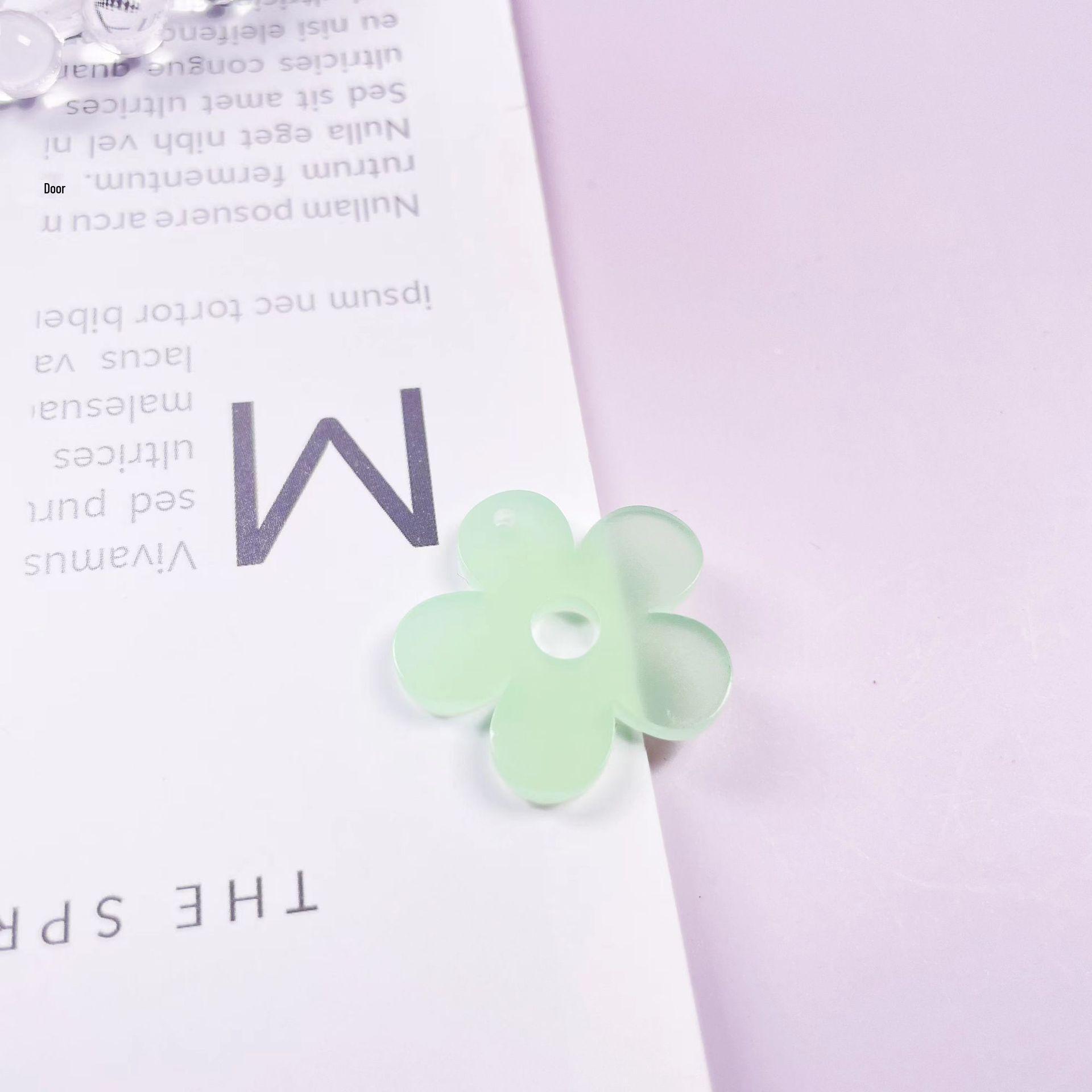 

Акриловые DIY аксессуары: Блестящие цветы-смайлики для волос, чехлов для телефонов, обуви, шляп и одежды трава зеленый