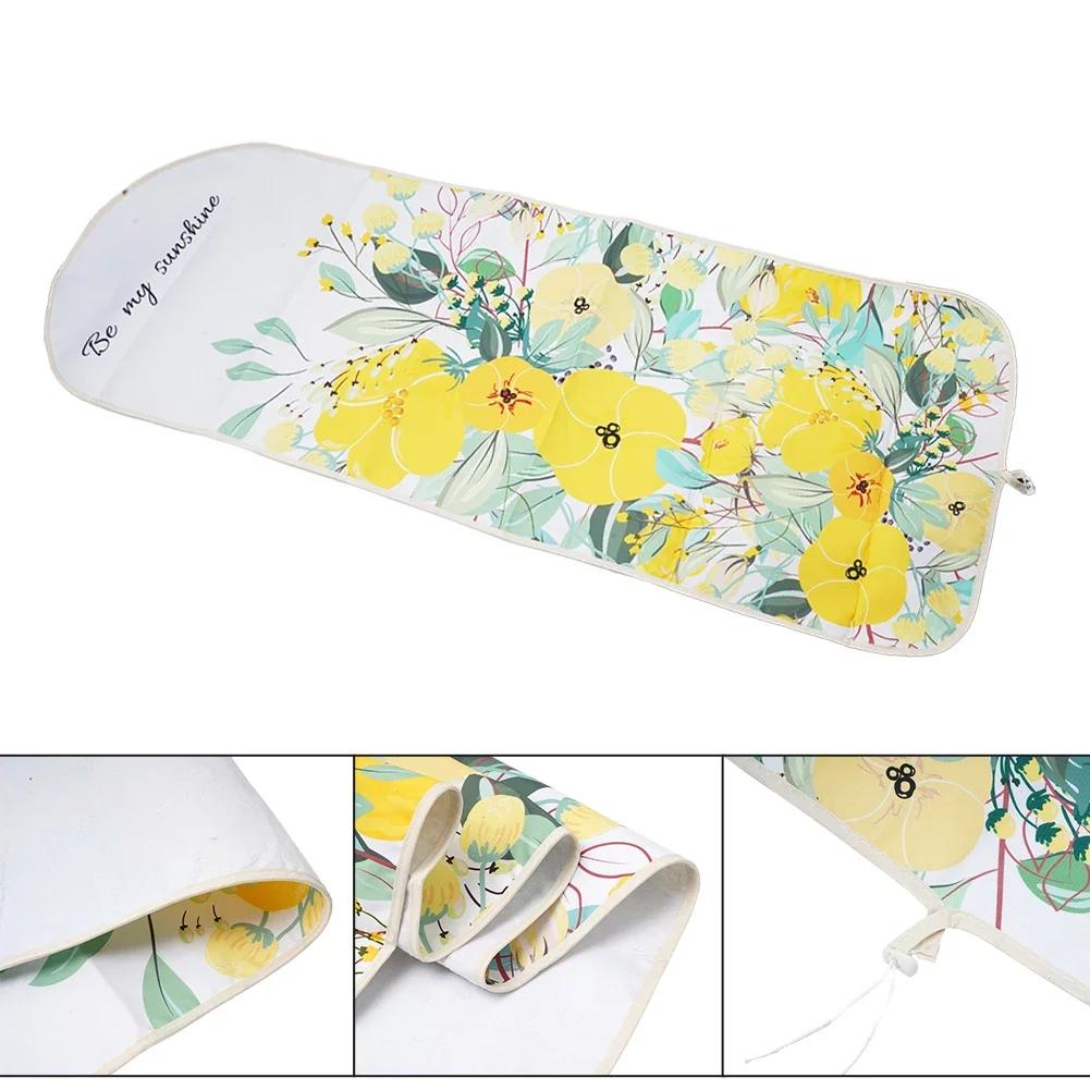 Super Extra Wide Drawstring Ironing Board Cover High Temperature Resistance Scorching Ironing Board Padded Cover 140x50cm