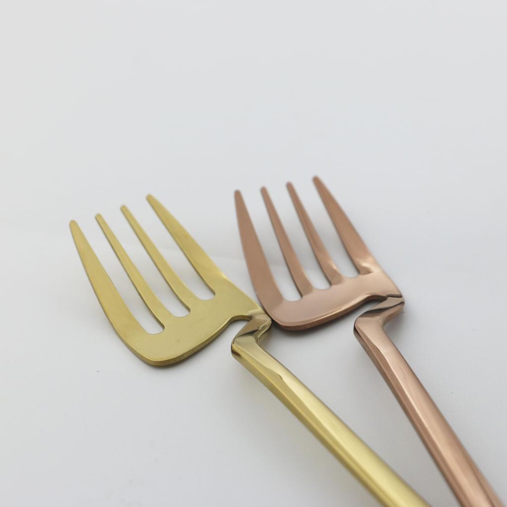 6Pcs/set Dinnerware Silverware Set Cutlery Set Fork Stainless Steel Flatware Outdoor Office Kitchen Home Tableware Set
