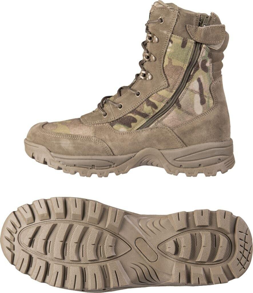 Ботинки Mil Tec Tactical YKK -Zip Schuhe Multicam