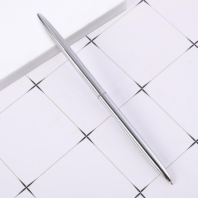 Cross-Border Metallic Ballpoint Desk Pen for Hotel and Bank Front Desk Check-In, Promotional Gift.