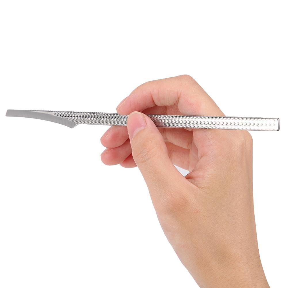 7ks Nerezová ocel Odstraňovač odumřelé kůže na nohou Mozoly Zrohovatělý zastřihovač Sada pedikúrních nástrojů