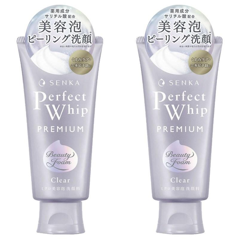 Senka Premium Perfect Whip Clear, 120g, 2 Pcs