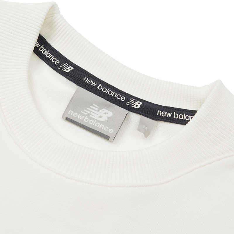 New Balance Sweatshirt Women's Ivory White (Unisex) Sweatshirts 5CC17102 IV