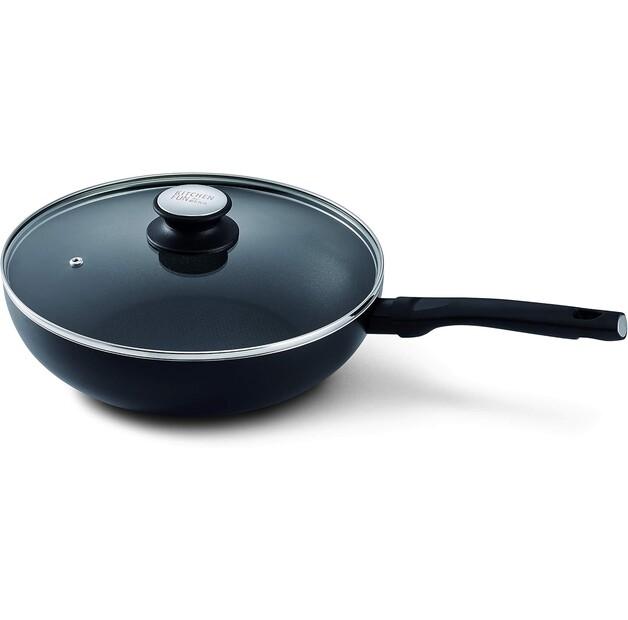 

Сковорода-вок Kitchen Fun Salsa с крышкой 28 см (13850284)