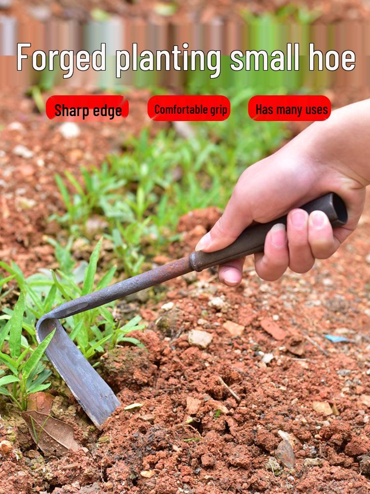 All-Steel Multi-Functional Small Hoe for Gardening and Farming