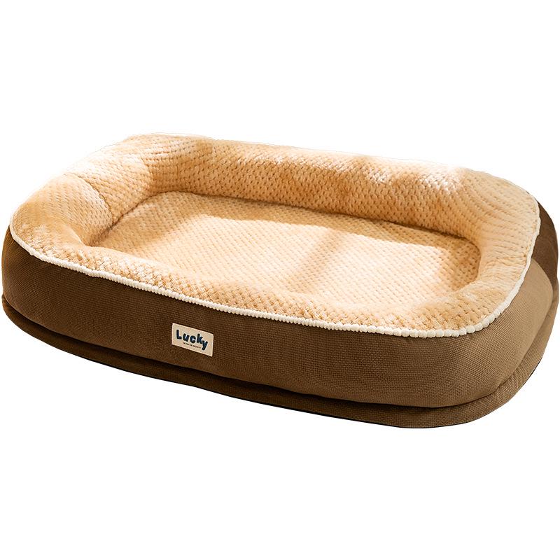 Cozy Autumn & Winter Pet Bed for Cats & Small Dogs - Thick, Warm, Deep Sleep Design
