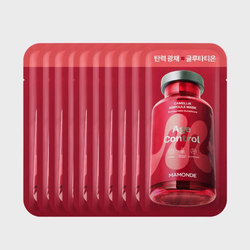 Mamonde Age Control Camellia Ampoule Mask Pack 23ml * 10