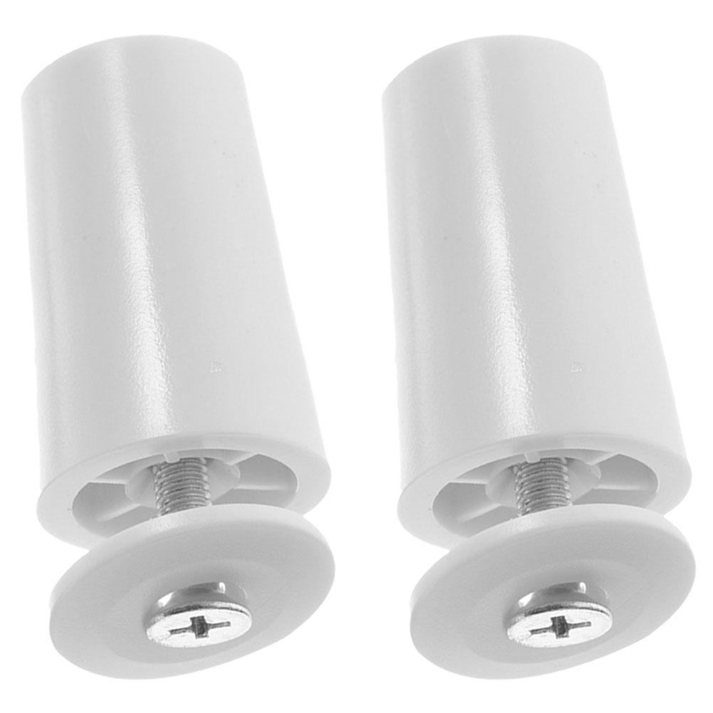 2Pcs White Plastic Aluminum Alloy Blind Stoppers Curtains Limiters Shutter Repair Parts Buffer Stopper Roller Shutters Shutter Other белый