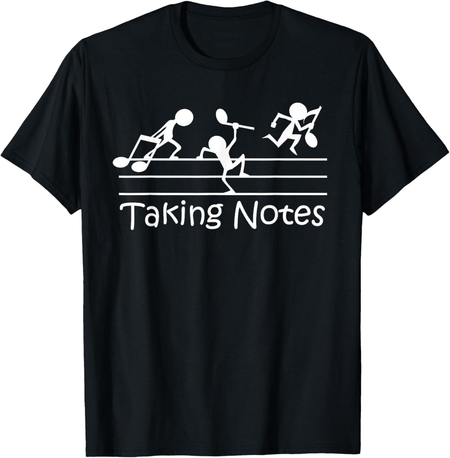 

Musical Taking Notes Music Lovers Vintage Funny T-Shirt Printed Graphic T Shirts Camiseta - Men s Summer Cotton Graphic Tee S разноцветный