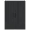 Wall Mounted Cabinet Black 66 x 34.5 x 90 cm Engineered Wood