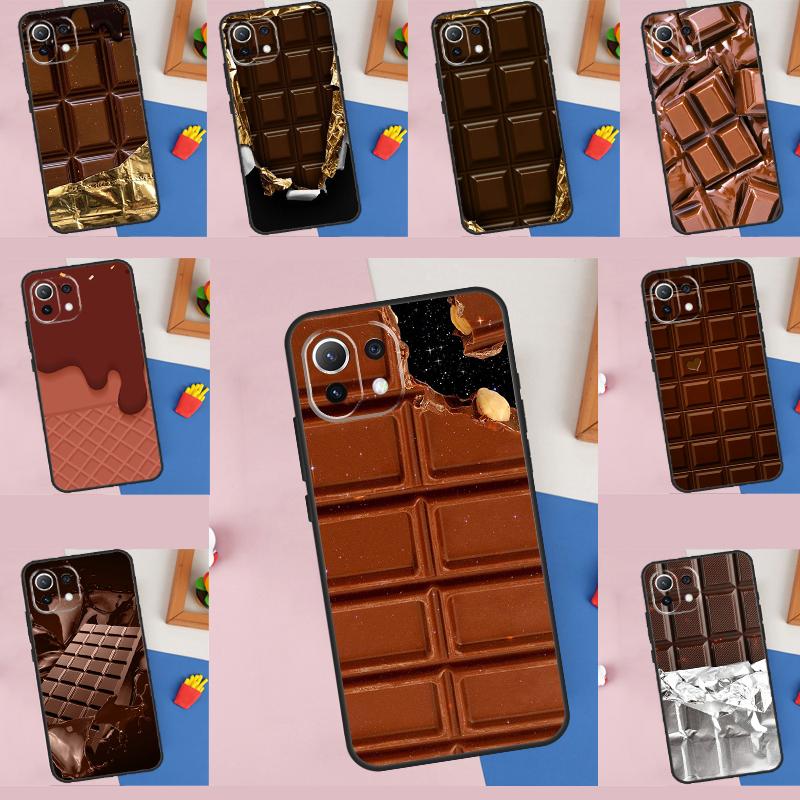 Chocolate Bar Case For Xiaomi 13 14 15 Ultra 11T 12T 13T 14T Pro POCO X7 Pro X3 X5 X6 F5 F6 M6 Pro Cover