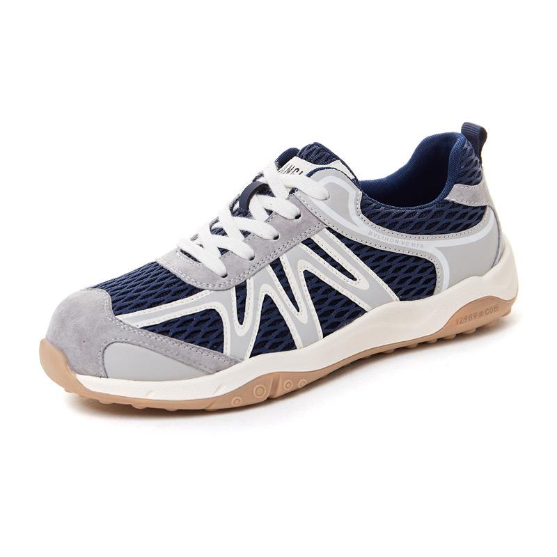 Leather Women's Autumn New Mesh Breathable Outdoor Sports and Leisure Shoes Jogging Light