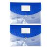Expandable File Folder Document with Label Slot, Layered Design Waterproof PP Student Holder Envelope, Secure Rope Closure Organizer for Office