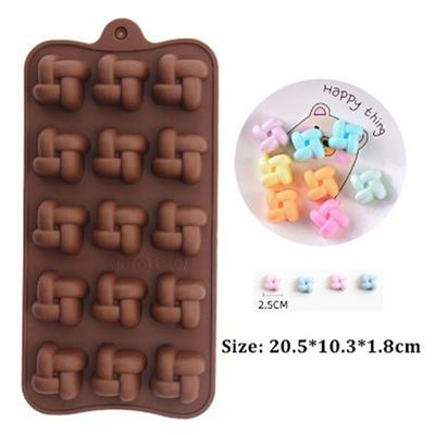 Mold Chocolate DIY Jelly Pudding Ice Resin Mould Animal Cake Baking Tool Fruit Gummy Candy Silicone Molds 3D