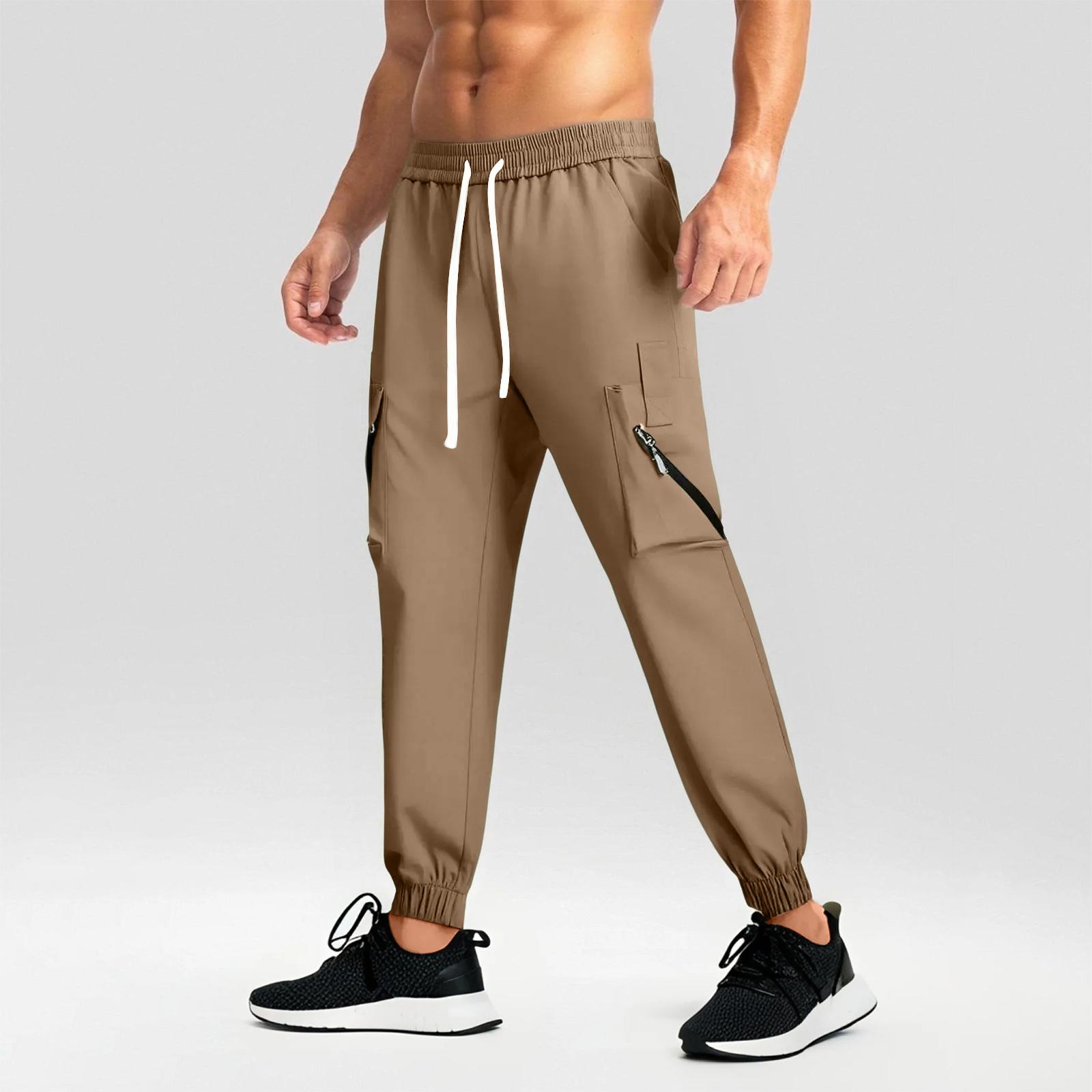 

Мужские спортивные штаны, повседневные штаны, рабочая одежда, штаны для улицы XXXL хаки