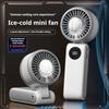 Handheld Cooling Fan with Semiconductor Cooling, Turbo Wind, Foldable 5-Speed, Portable for Outdoor/Office Neck Fan Rechargeable
