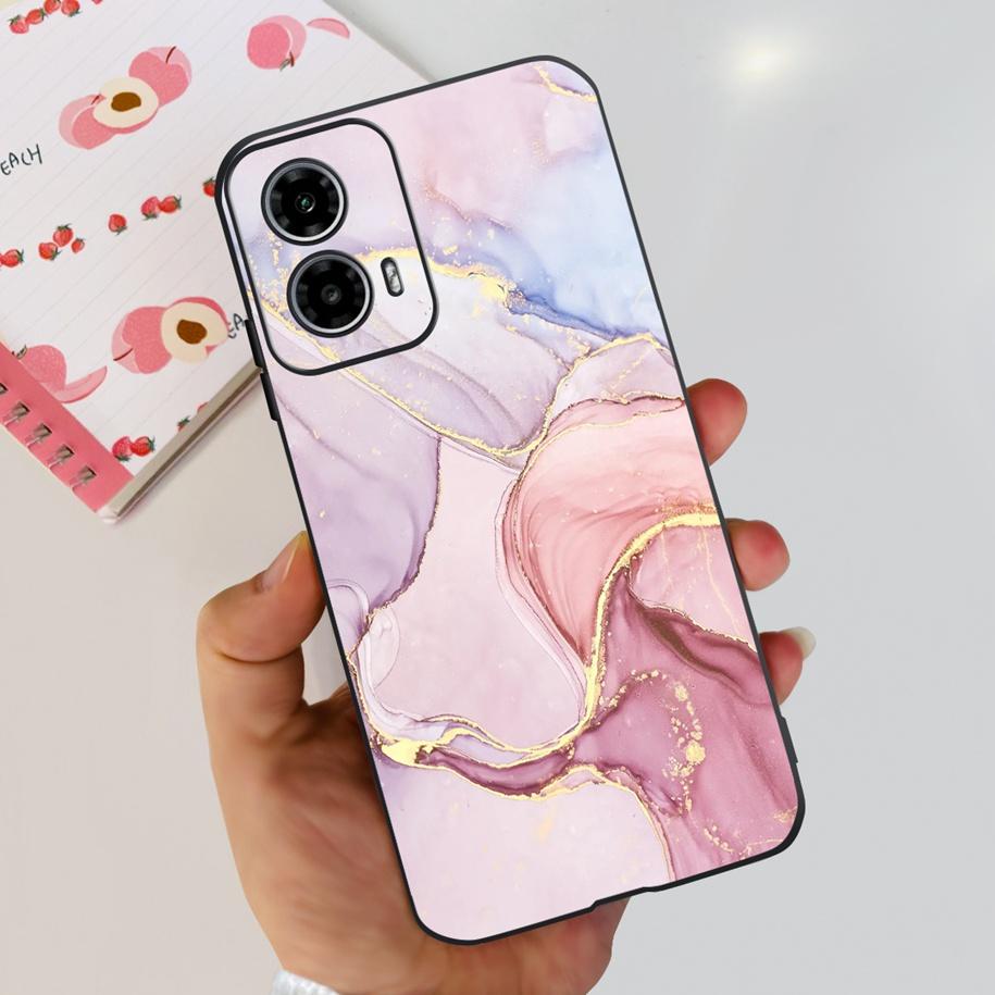 For Motorola Moto G24 Power Case 2024 New Fashion Flower Silicone Soft Back Cover For Moto G24 G34 Phone Case MotoG24 G 24 Coque