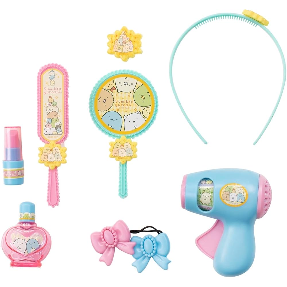 Maruka Sumikko Gurashi Hair Makeup Set Toy Accessories for Ages 3 and Up