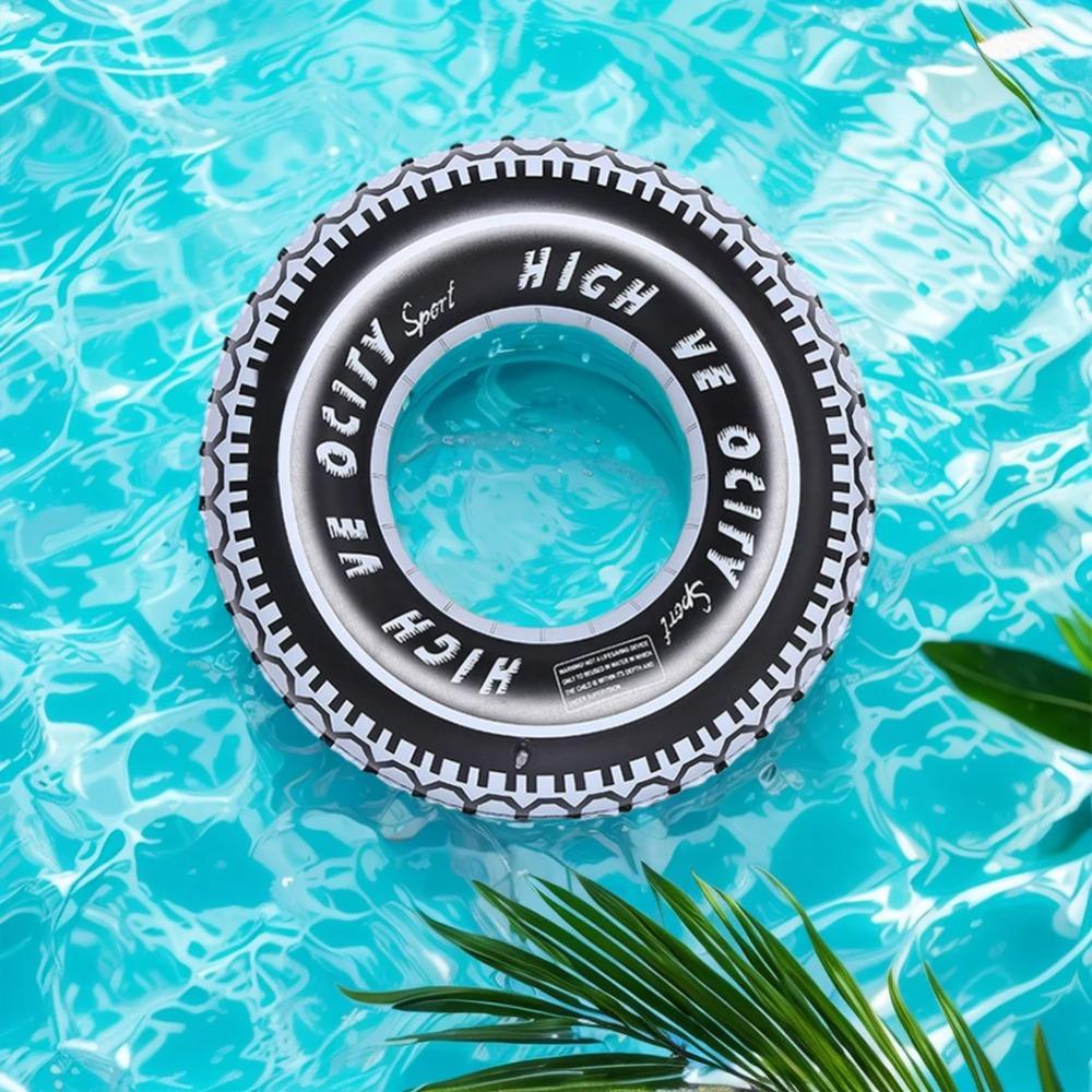 Car Tire Swim Float Tube PVC Pool Floating Rings Leakproof Inflatable Swimming Rings Floaties Thickened Pool Rings for Swimming