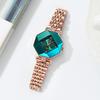 Niche High Sense Personalized Octagon Women'S Watch Fashion Rhombus Women'S Watch Belt Quartz Watch