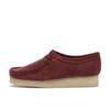 ClarkS W S Wallabee. 26179317 Deep Red Sde