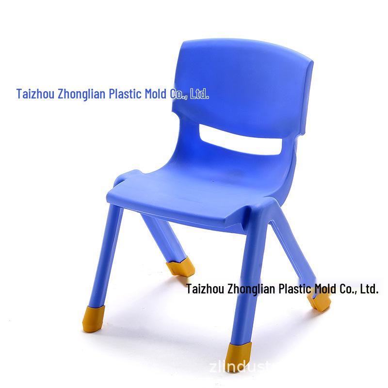 Child's Anti-Slip Backrest Dining Chair - Thickened Household Plastic for Toddlers & Kindergarten