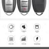 KYDZ 4-Button Smart Key Card for Nissan Model 3 - Remote Key, No Logo
