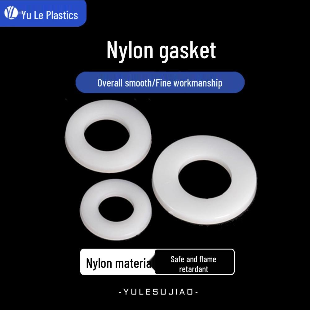 Nylon Screw & Insulation Flat Washers - 1 Bag