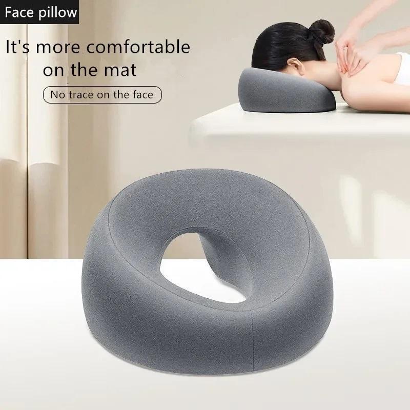 Face Down Pillow Desk Nap Pillow Prone Resting Comfort Memory Foam Ergonomics Home Massage Headrest for Beauty Salon