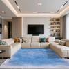 Modern Style Solid Color Living Room Home Rug Gradient Non-slip Cute Girl Room Decor Bedend Carpet Easy Clean Entrance Door Mat