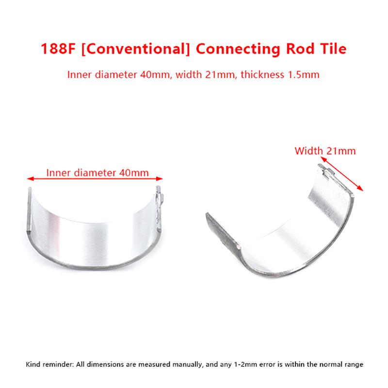 170F 173F 178F 186Fa 188F 192F 1100F Panewka korbowodowa Części silnika Diesla chłodzonego powietrzem Małe łożysko