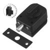 Black Glass Door Lock Stainless Steel No Punching Sliding Control Latch Glass Door Latches Lock/bolt Room Roor Latch Hardware