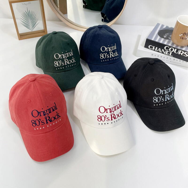 Women s and Men s Retro Y2K Lettering Green Hat C4745_Navy