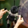 Heiß Kuschelig Schwarze Ameise Plüschtiere Weiche Weiße Flauschige Hals Brust Dekoration Entzückende Simulierte Insektenpuppen Heim Begleiter Geschenke Für Mädchen