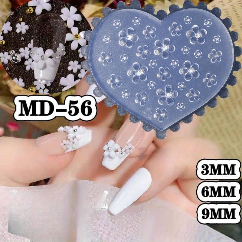 3D Silicone Nail Art Mold Reusable Fashion Versatile Camellia Bow Kawaii Butterfly Party Nail Decoration Art