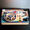 Board Children Busy With Wooden Steering Wheel Learning Toy Brain Development